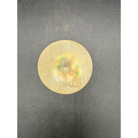 Retro Daisyglas Lucite Paperweight- Dried Flowers and small butterfly - Picture 6 of 8